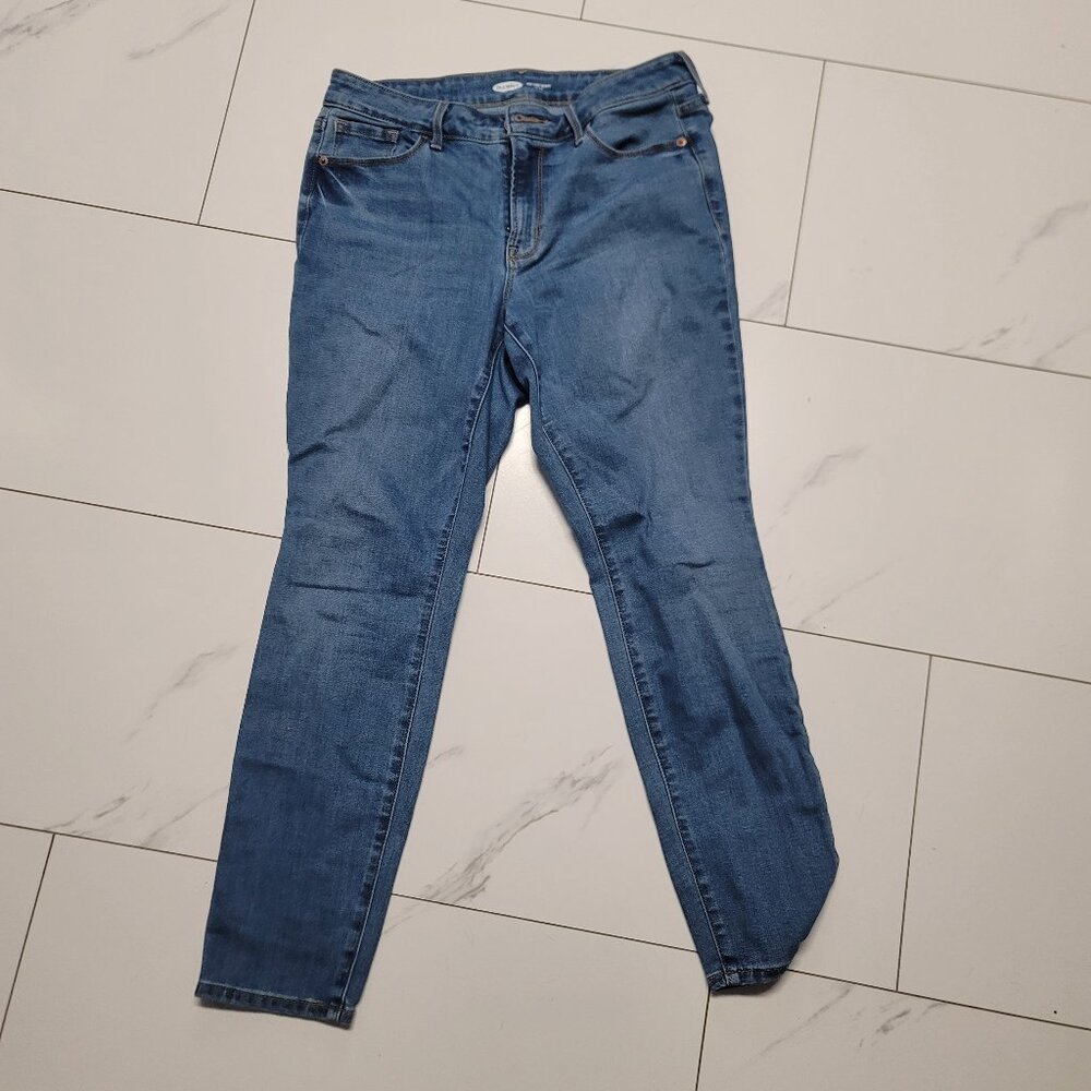 Womens Old Navy Pop Icon Skinny Mid Rise Jeans - size 10 short